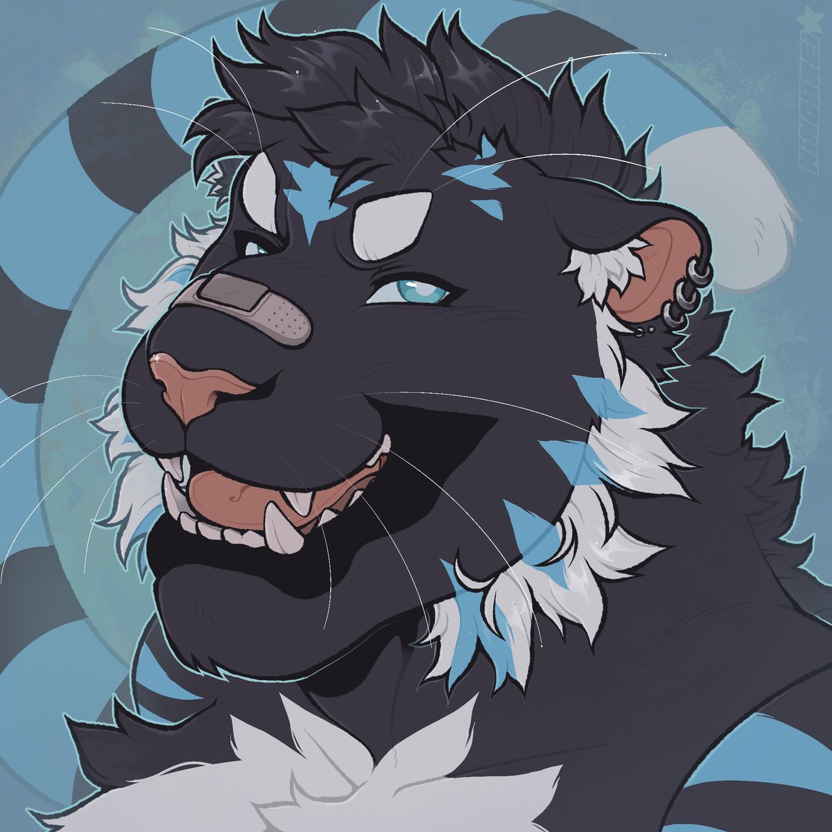 DiscordPrinceof's tweet photo. @_ConHugo_ Here's "Shark" 🌟🐯🦈 https://t.co/tTY92ILNQb