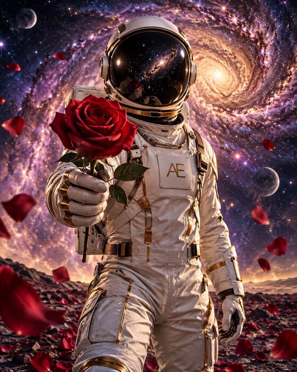 Mjordan8806's tweet photo. Buenas noches 🌝

Una 🌹 puede parecer pequeña, pero cuando nace en medio del universo, puede decirlo todo:

“Pensé en ti.”
“Quise regalarte un poco de belleza.”
“Que nunca te falte una razón para seguir floreciendo.”

#EstrellasParaTí ✨👨🏻‍🚀💞 https://t.co/liThxuy6Lx
