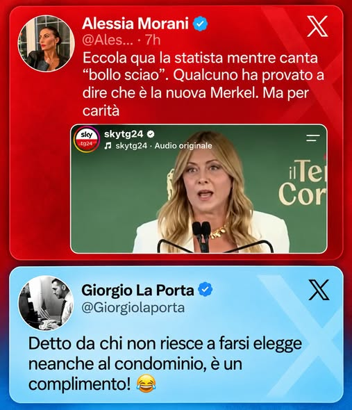 x810990's tweet photo. @AlessiaMorani l'influencer de noartri. https://t.co/1S5VexYBvk