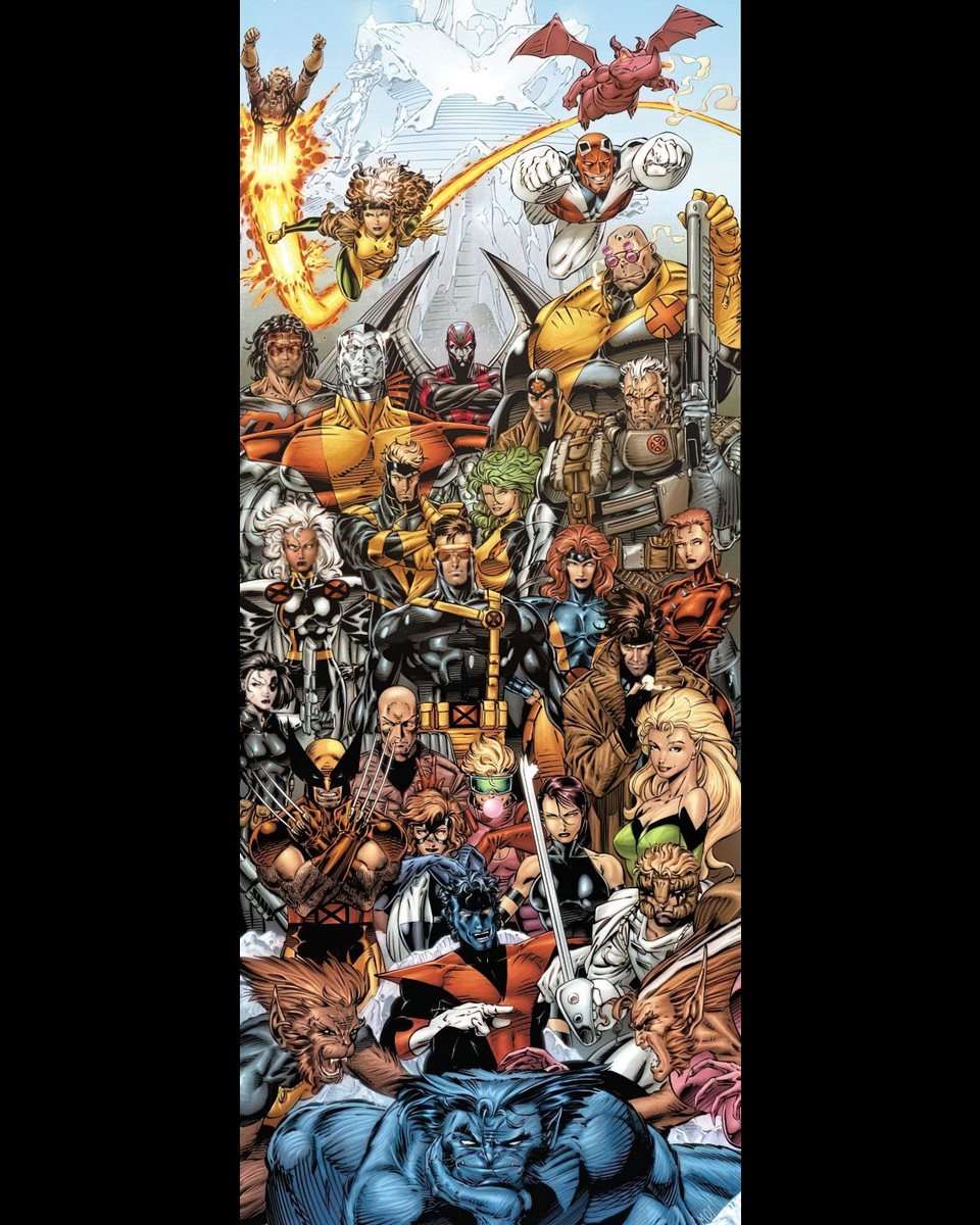 ClassicXMen's tweet photo. The X-Men by Jim Lee! https://t.co/ATJvIcuV8n