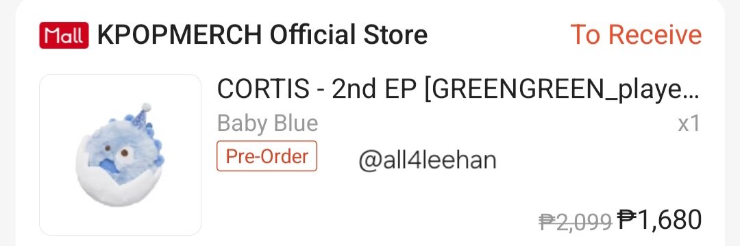 all4Leehan's tweet photo. wts lfb ph 

SEALED CORTIS GREENGREEN playextended Ball baby blue ver.

Php 1,550 💭

- this is pasalo ! 
- will arrive this week 🫶🏼

• payo
• can do sdd/ meet up around moa https://t.co/DAKVApnQsd