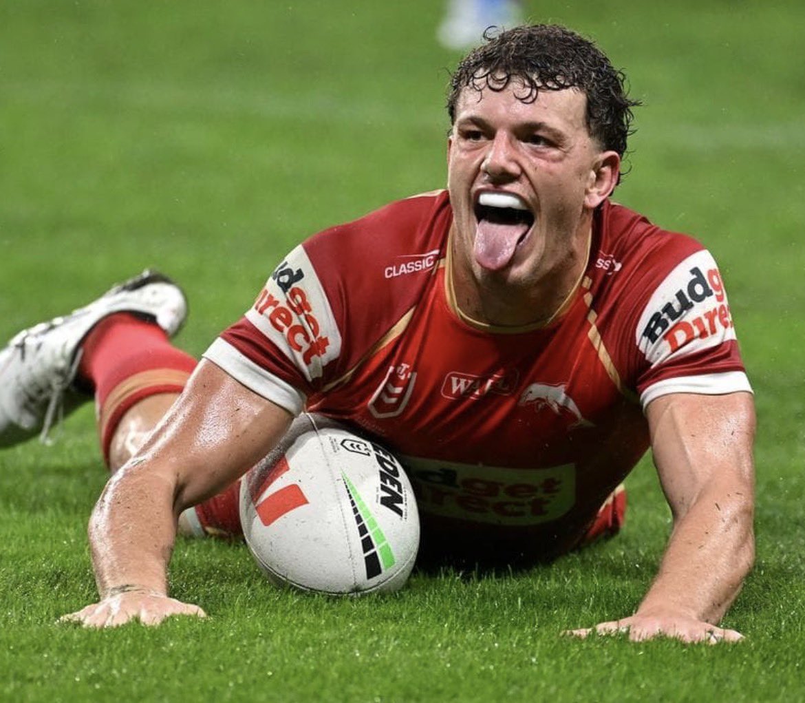 JoelGould6's tweet photo. Jack Bostock has soared at @dolphinsnrl &amp; intends to be there long-term.

“I want to stay,” he tells @aap_sports 

Strong progress in new deal. He started on dev’ list 2023, upgraded to top 30 in months &amp; now an Origin rep.

Premiership next goal.

https://t.co/5VVtcKxR6T https://t.co/f9jKnbY91n