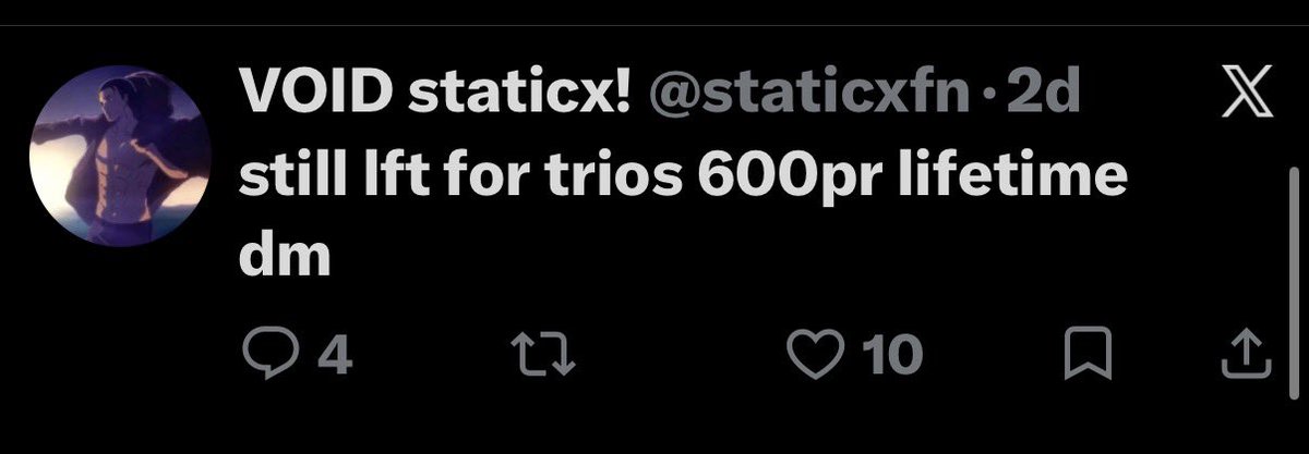 slepzifylol's tweet photo. @staticxfn @FNCompetitive Like Nga your ass https://t.co/CsRo1WdVIj