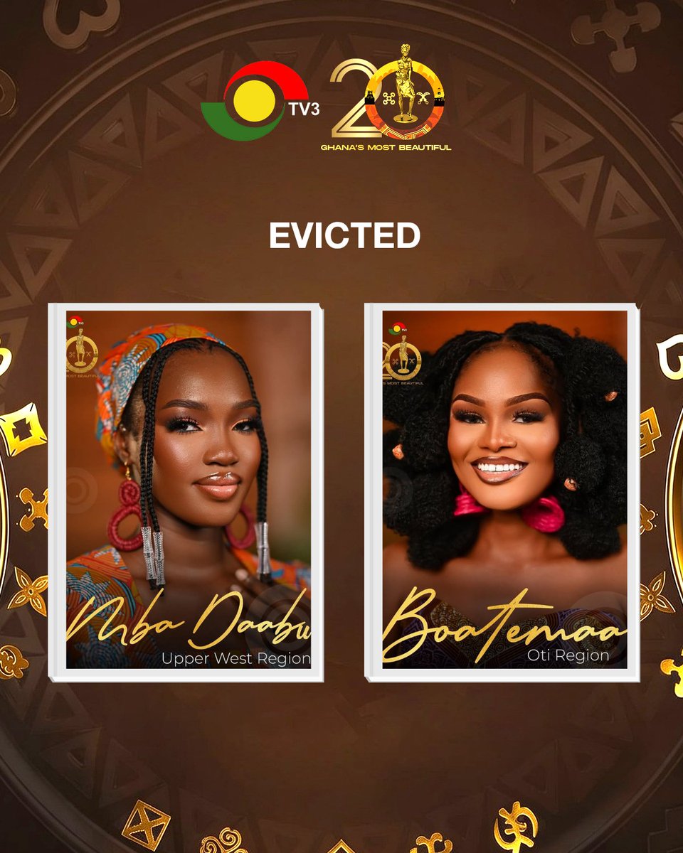 tv3_ghana's tweet photo. Unfortunately, we say goodbye to Upper West Region's An-Suaf Daabu and Oti Region's Boatemaa.
#GMBat20 #GMB2026 #TV3GH https://t.co/seWt18kfl7