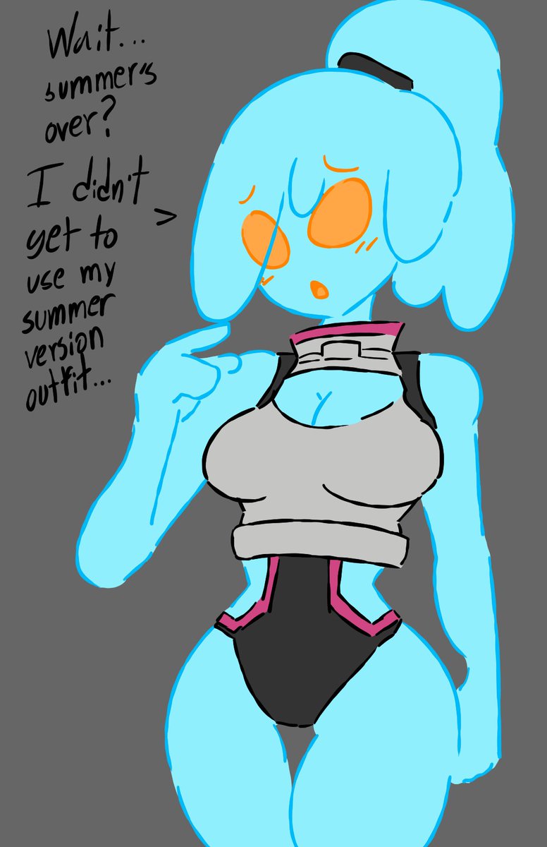 kaydrawsbadly's tweet photo. Gloo wasn't able to show off her summer fit in time... https://t.co/u5Vp2yUsuQ