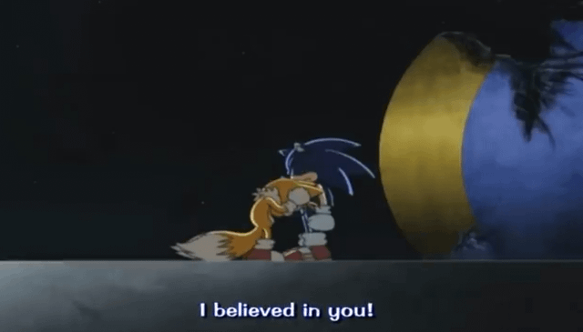 Fizzyartzy's tweet photo. Sonic wasn't being stoic he was letting Tails hit him and take his anger out on him. Sonic literally was the BULLET that killed his girlfriend. To make things worse all sonic could bring back was a seed!!

 If I were Tails I would slap sonic for even THINKING of hugging me!! https://t.co/zgpJR9Efza
