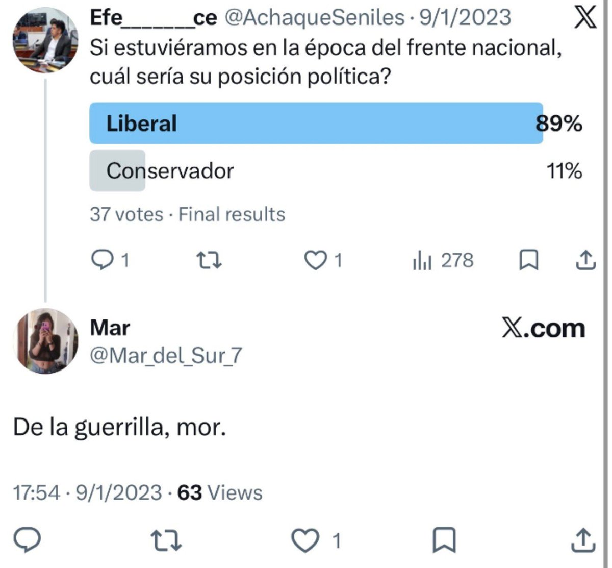 brokass25's tweet photo. Víctima o miembro? 

No sea tan ridícula! https://t.co/Fuj8QKyMYI