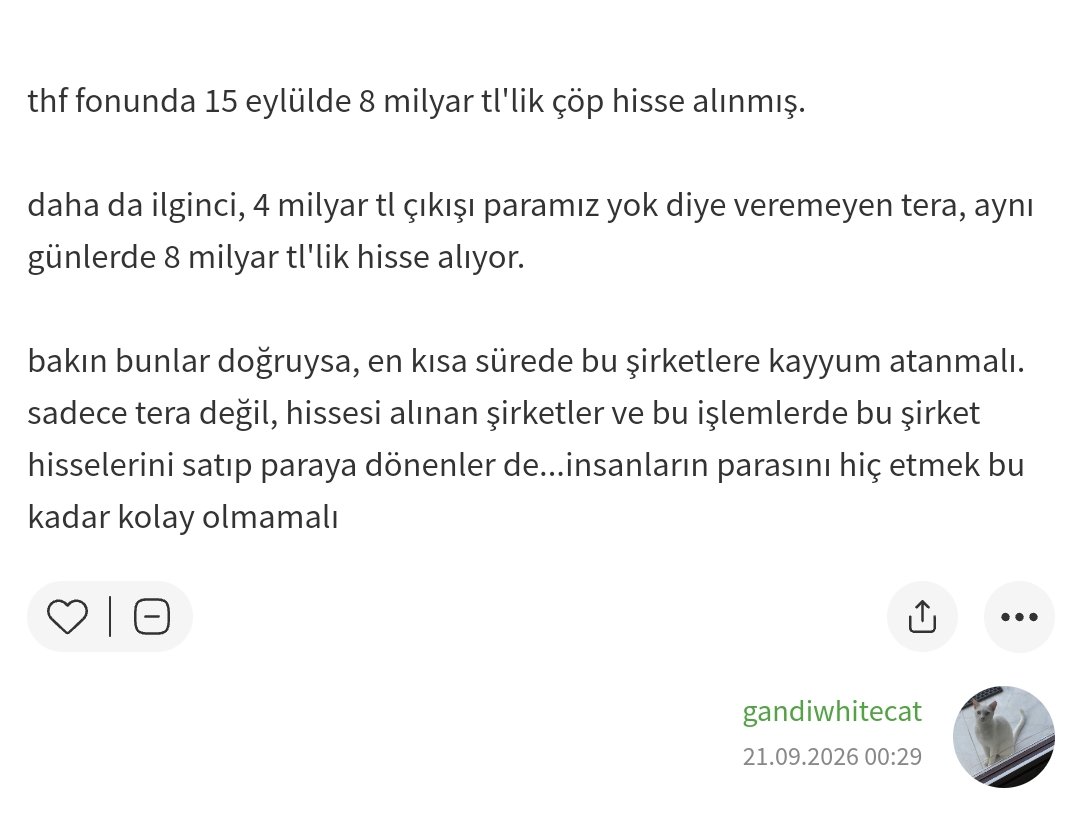 ArielBurakKplan's tweet photo. O zaman, bu hisselerde de GRUP MALI vardı.

TERA apar topar bu MALLARI aldı?

Ve de, bu MALLARIN aslen FETÖ MALI olma olasılığı var mı?

Yıllardır GÖTÜMÜZÜ yırttık FETÖ BORSA AYAĞI diye.

Bakalım onların çıkacak mı? https://t.co/Tp5fi9Mgi0