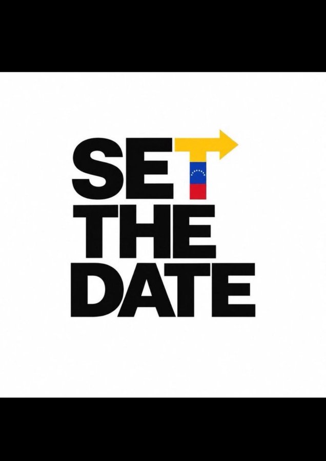 teofilomoros's tweet photo. #SetTheDate ...

#BastaYa !!!...

#Venezuela https://t.co/yTMR2V7qTs