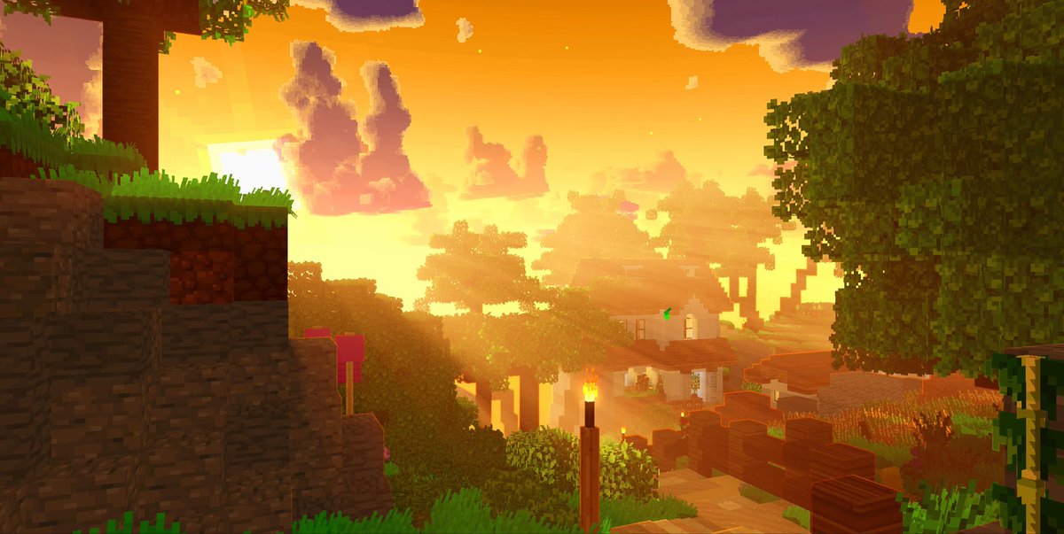 cazfps1's tweet photo. Reworking CazToon’s light shafts ☀️ 
- Minecraft java shader https://t.co/x4ENtrq0dK
