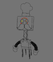 goobgobgrob's tweet photo. Concept before modelling. This is chef billy https://t.co/Qh2WDwpiEF