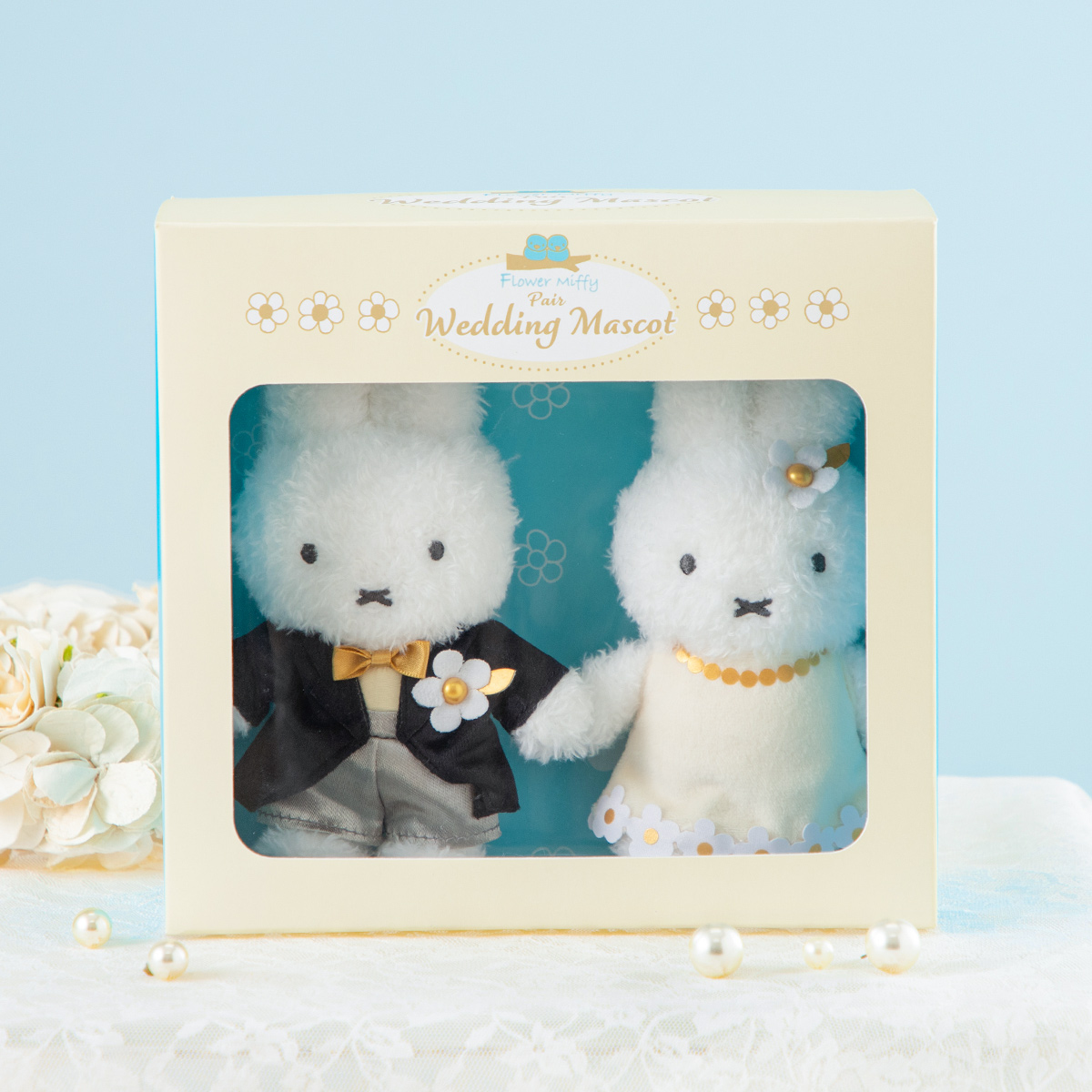 FlowerMiffy's tweet photo. 💐新商品💐
特別な日を、もっと特別に。
新しく「ウェディングマスコット」が登場します。
大切な日の思い出にはもちろん、
おふたりへの��りものにも。

10月発売予定

#flowermiffy https://t.co/nkOFwgxWYO