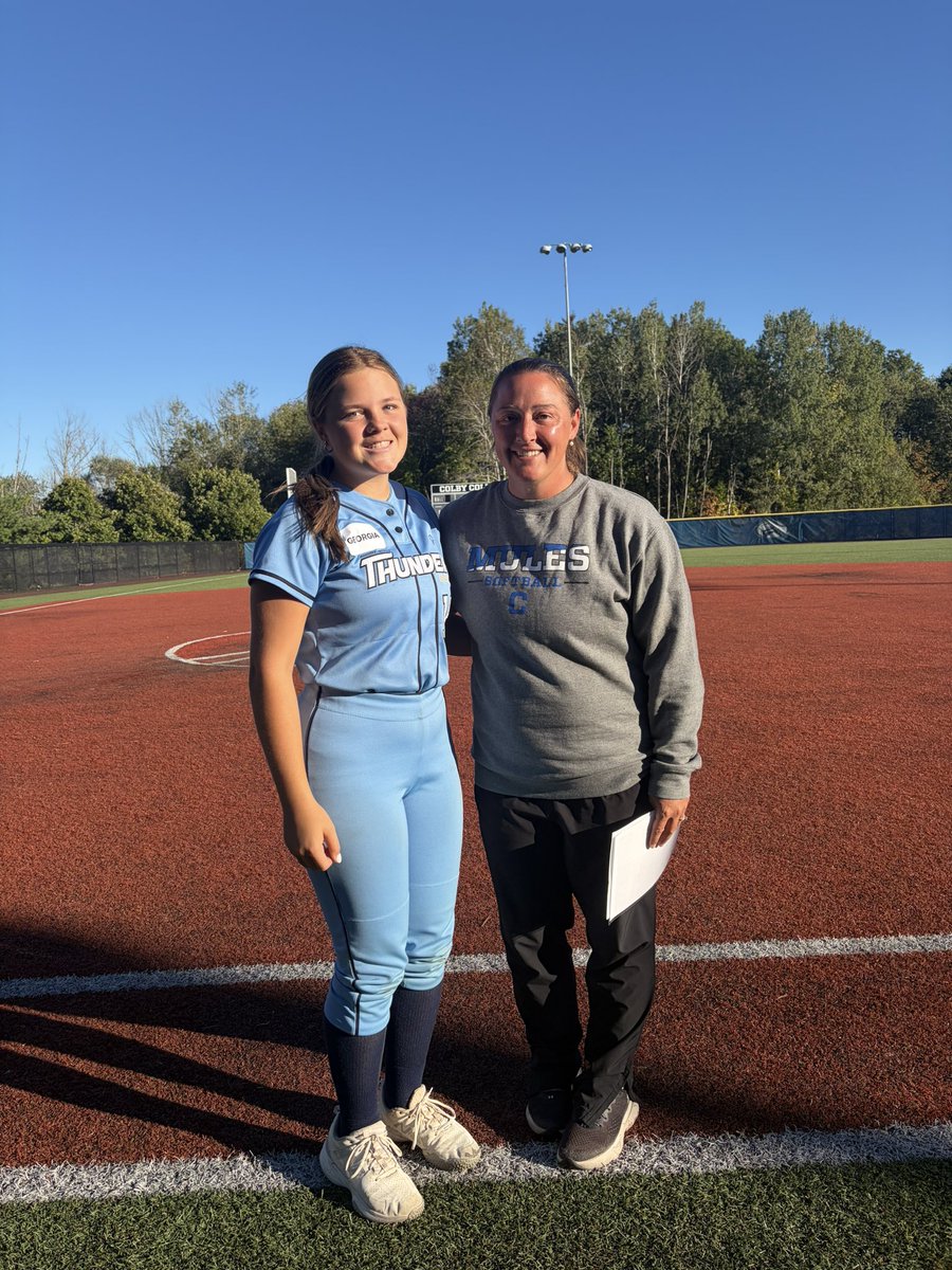 georgiabrandt29's tweet photo. Thank you to Coach Allen and Coach O’Donnell for having me at the @ColbySoftball camp! I had such a great time learning from the coaches and players, competing, touring the beautiful campus and discussing the amazing opportunities at Colby. I’m very grateful for the experience!

@CoachDocHop @thunderjam134 @BobRossiRITG @leclaircoach @Frank_Lieto @jcoupal @RITG_Hopkins @LineDsoftball @ExtraInningSB @DirectRecruits