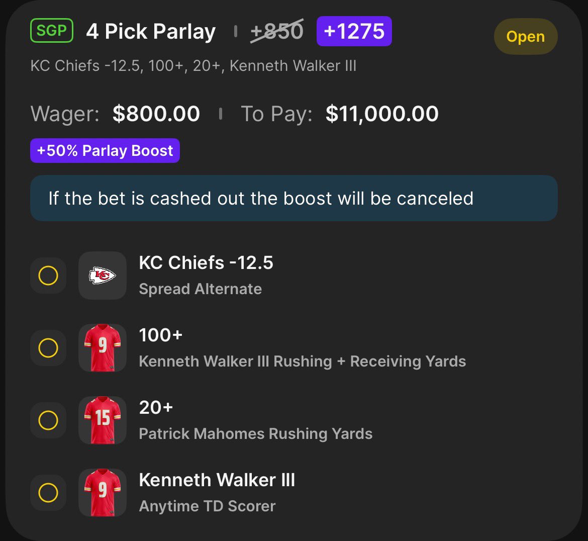 FreshPicks3's tweet photo. @stoolpresidente Which is why we go opposite and take KC alt line #dkpartner https://t.co/GXXL7Lg5xK