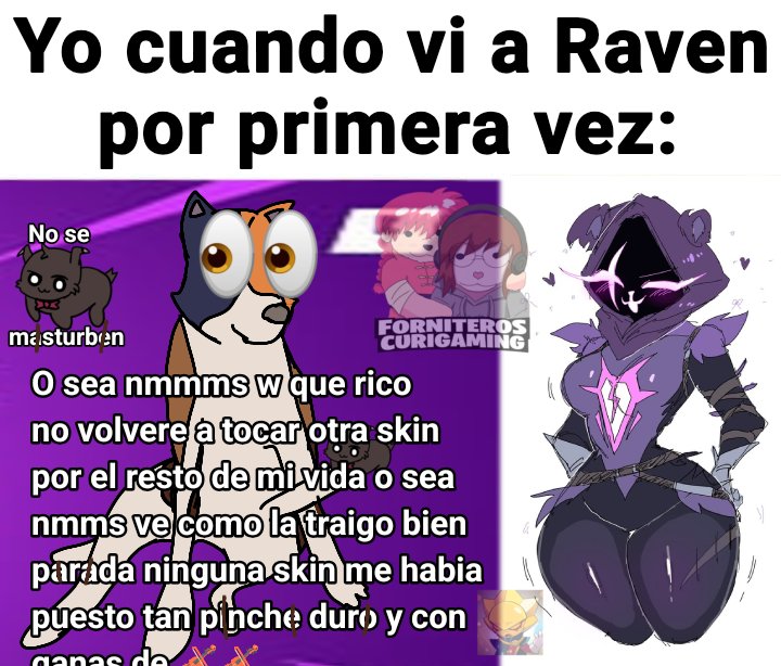 CuriGamingOfc's tweet photo. Te amo Raven, se mi esposa 👅👅👅
#fortnite https://t.co/ndUsq3yGcK
