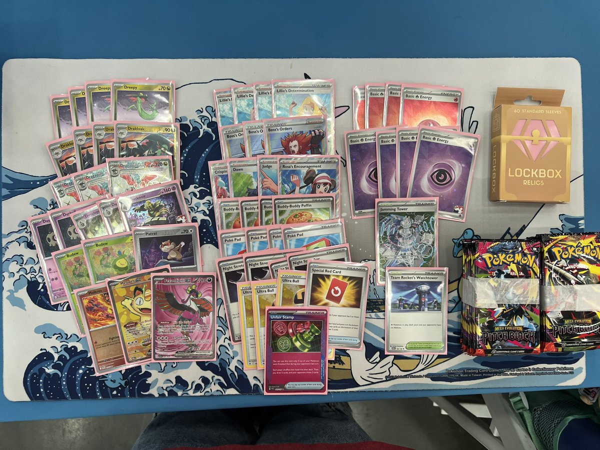 Pokenite_Tyler's tweet photo. Top 128 at Baltimore Regionals! Made Day 2 but got absolutely sacked. The list was amazing. Thanks @pokemom_son for supporting me, @ciaran_tcg and @julianG_835 for the coaching, @LuckyDucktcg for driving me, @MrPokeParent for testing with me and @LockboxTCG for the sleeves!!! https://t.co/F1DwRTb4Y5