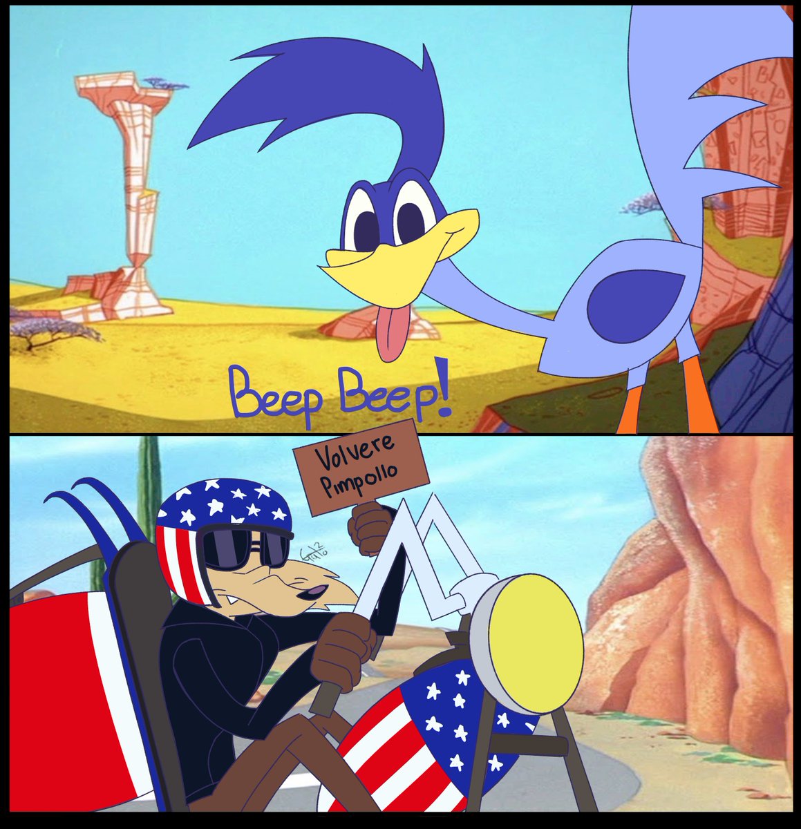 GatoGato842's tweet photo. Curi/Fakescreen de los novios despidiendose
---
#looneytunes #wileroadㅤㅤ https://t.co/Y8xmrhFCE6