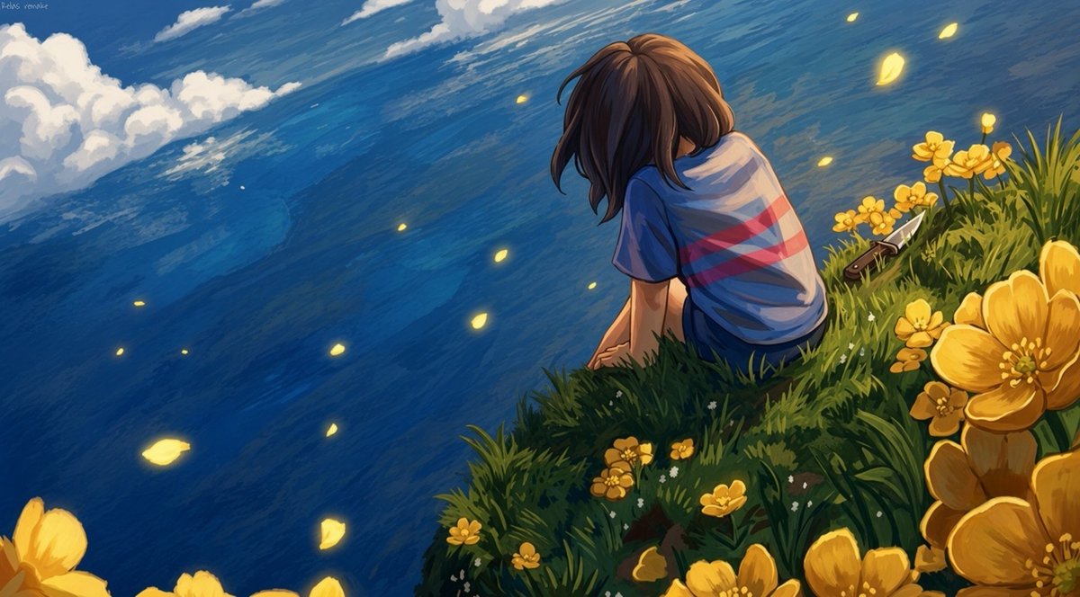 ReliasRederurm's tweet photo. Full Wallpaper:
#Frisk #Undertale #wallpaper #remake https://t.co/SdtIm2jE5f