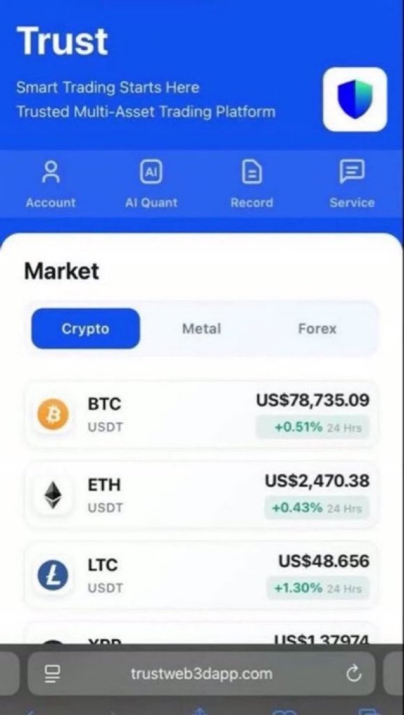 retraceassts's tweet photo. ⚠️ #trustweb3dapp Watch out for guaranteed crypto profits or unusually high-return claims. Verify the platform and its promises independently before transferring any funds. #CryptoScam #BTC https://t.co/tLSYzCq39x