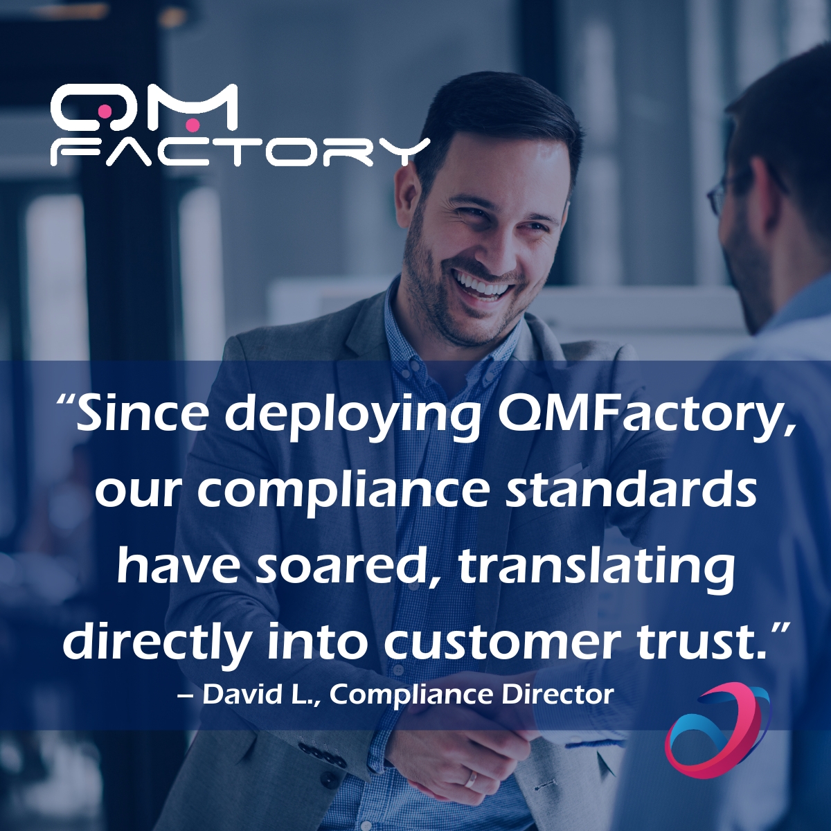 PinnacleQM100's tweet photo. "Our compliance standards have soared, translating directly into customer trust." Compliance as a trust-builder, not a checkbox. #QMFactory #Compliance https://t.co/UBx8SnOfl0
