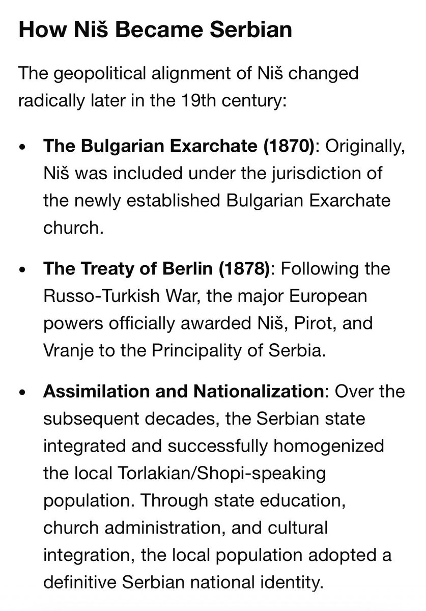Based_BG's tweet photo. We Bulgarians🇧🇬 will never forget how in 1878, the major European Powers decided to cut a piece of ethnic Bulgarian land, and gift it to Serbia🇷🇸.

And despite that, some Serbs today still have the audacity to make shitty "backstabbing" jokes about Bulgarians. https://t.co/f8dbkGFsna