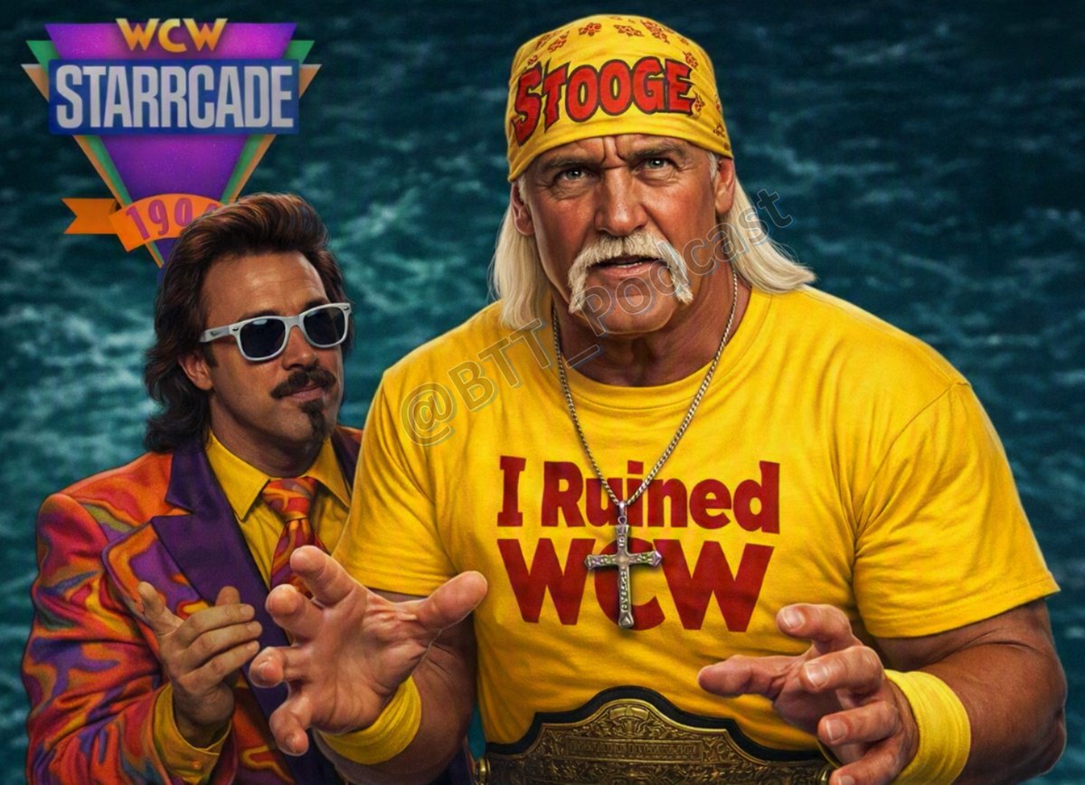 BTT_Podcast's tweet photo. ICYMI: We recap WCW Sat Night on TBS from Nov 19, 1994! 
The Bollea infestation is taking its toll on Doc? 
Harlem Heat for the Rolex? 
A triple chinned fan? And tons of outlaw mudshow shenanigans! 
Reposts GREATLY appreciated! 
https://t.co/r5vDWw4Ufv https://t.co/s7jjvxR8a7