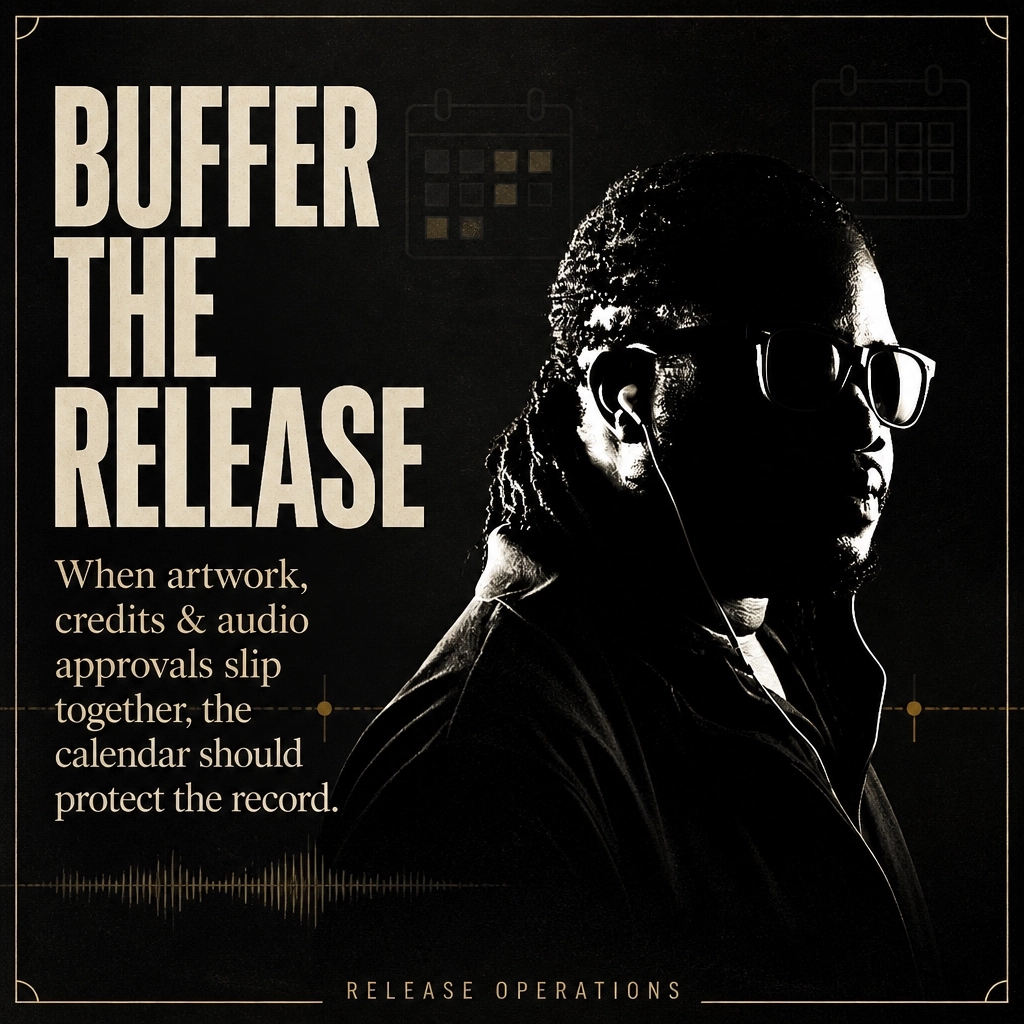 dalevirgo's tweet photo. When artwork, credits, and audio approvals slip together, the release calendar needs a buffer: not panic, pressure, and a 2 a.m. group chat. Build it early, seen. https://t.co/RmXK4XaUIJ