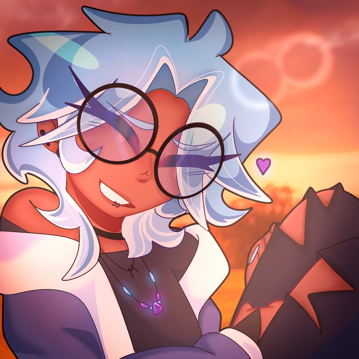 mikaline_artz_'s tweet photo. Y si Bonnie se hubiera enamorado primero?
.
.
. 
💙: Me veo ridículo verdad?
💜: No.. Para nada

#fhstwt #fnafhs #bxb https://t.co/i9AStfatiD