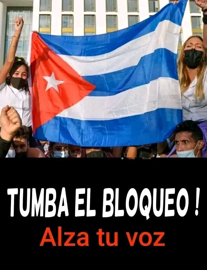 Mairelis_1981's tweet photo. #CubaNoEsUnaAmenazaElBloqueoSí https://t.co/x8wna0QXOc