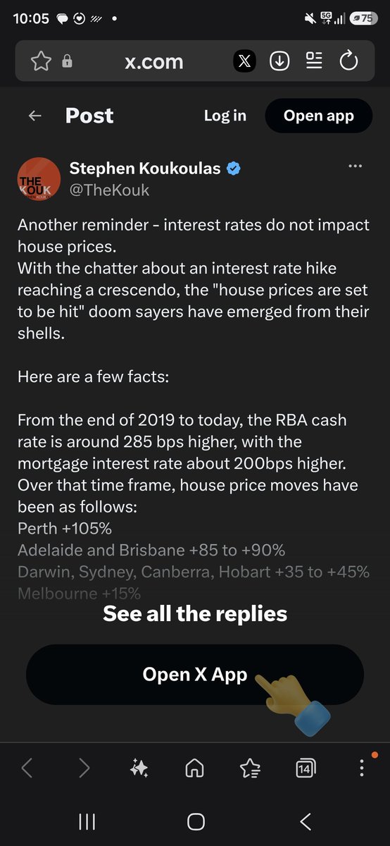 AG_bona_fide's tweet photo. @TheKouk You posted this. When convenient you say they dont impact house prices (which is laughable). At other times, you say that the RBA needs to cut rates to increase house prices. Both can't be true. When convenient you also post that the RBA mandate does not include house prices. https://t.co/n6DsMnFfFG