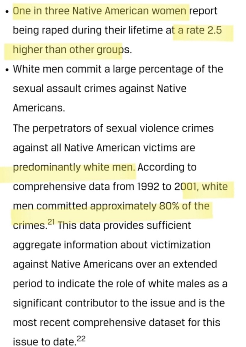 JessPected's tweet photo. Most sexual violence is intraracial with one exception. White men are the majority perpetrators of sexual violence against indigenous women. https://t.co/b4JMzVhwJ7
