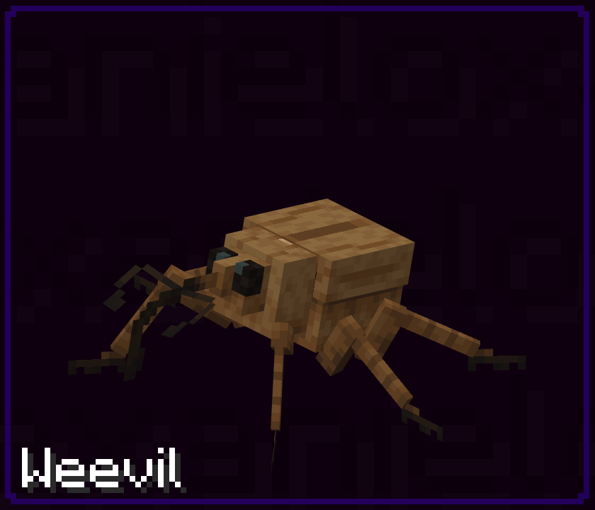 xanielox's tweet photo. See no weevil, hear no weevil, speak no weevil, do no weevil.

#minecraft #pixelart #art #blockbench #weevil https://t.co/4NLx0Xuhrr