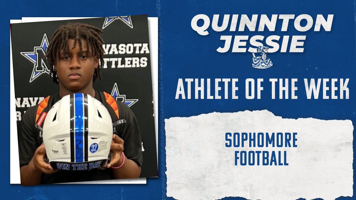 Nav_Athletics's tweet photo. 🏆 ATHLETES OF THE WEEK 🏆

Huge congratulations to this week’s outstanding student-athletes!🐍🔥

🏃‍♀️ Payten Payne – Senior | Cross Country
🏐 D'Asia Nelms – Senior | Volleyball
🏈 Quinnton Jessie – Sophomore | Football
🏃‍♂️ Frank Martinez – Junior | Cross Country

#WinTheDay🐍🔵⚪️ https://t.co/DHSF0hJ40K
