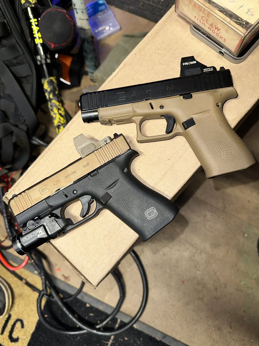 Tacticaljavi999's tweet photo. Yes the #43XMOS and #48MOS are completely interchangeable🔥🔥🔥 #FDE #Glock #GlockPerfection https://t.co/ZZXVB11kGS