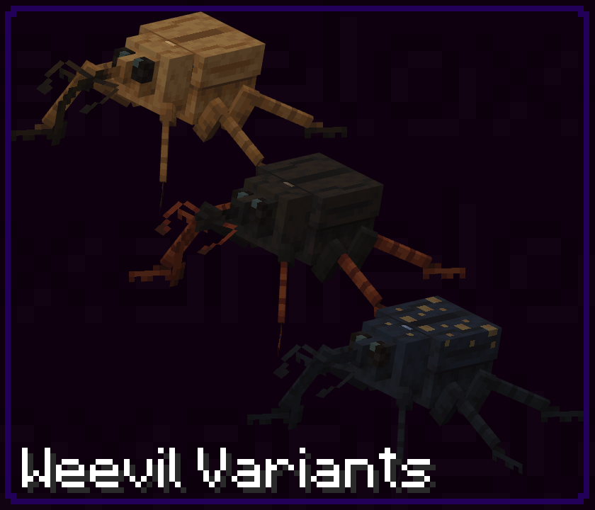 xanielox's tweet photo. See no weevil, hear no weevil, speak no weevil, do no weevil.

#minecraft #pixelart #art #blockbench #weevil https://t.co/4NLx0Xuhrr