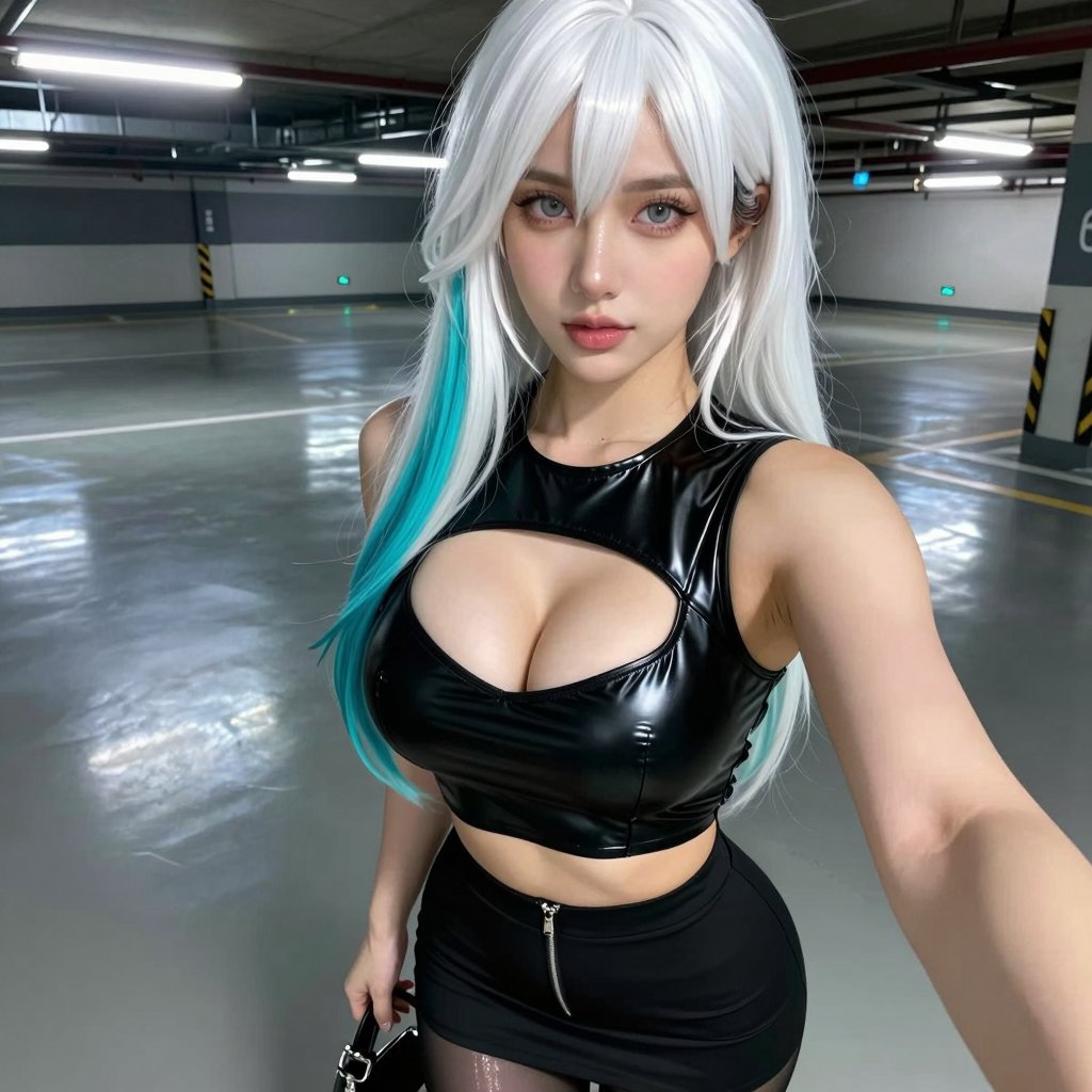 Astra_Byte_'s tweet photo. White hair, cyan streaks, zero filter — just pure neon energy.

#CyberGirl #NeonAesthetic #AltBabe https://t.co/LAoPh0wcEa