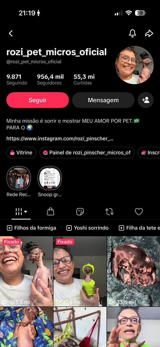 vslauu's tweet photo. denunciem essa doente, que pratica incesto com os pinchers para q eles nasçam defeituosos  para gerar view https://t.co/jhTaLs55H5