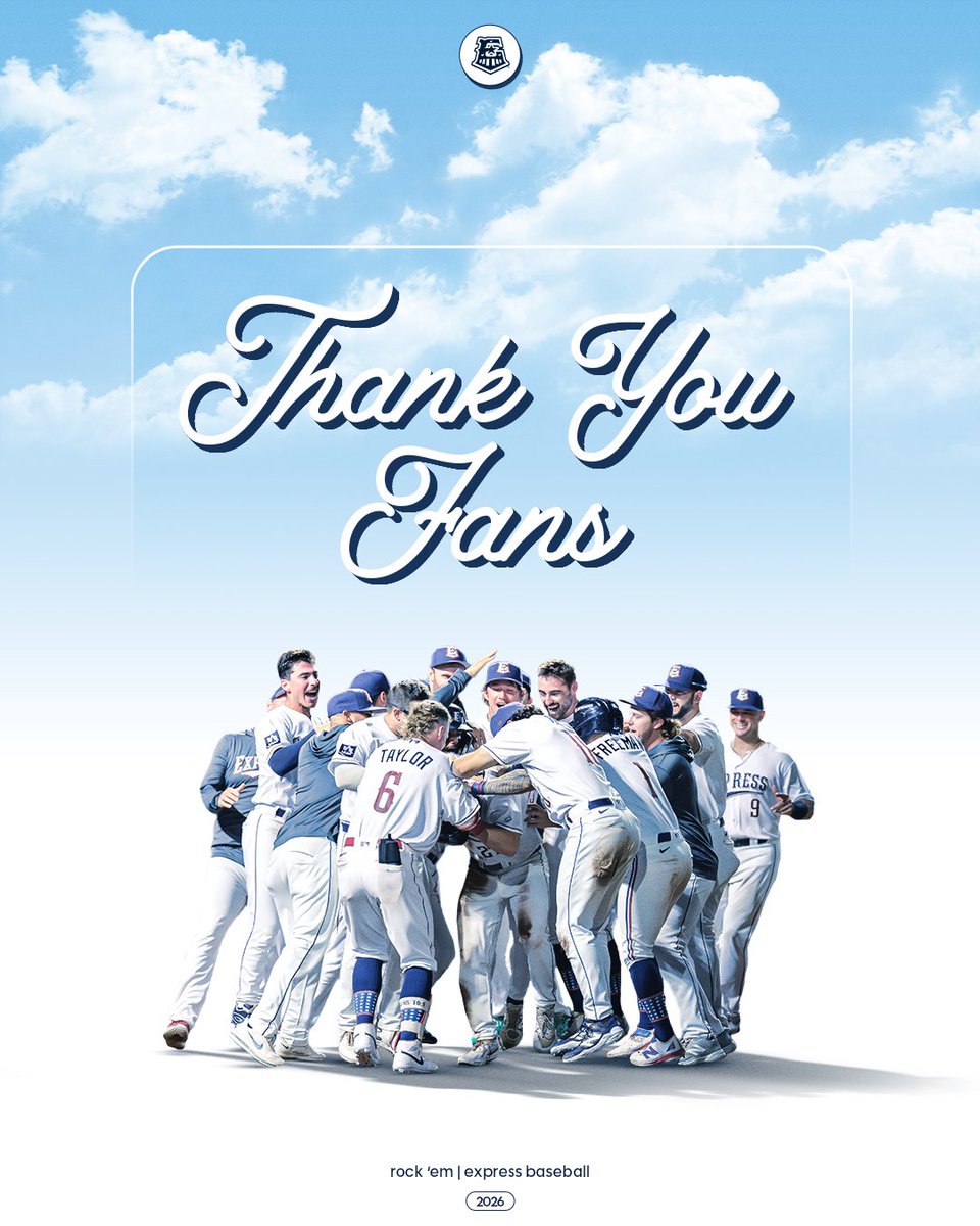 RRExpress's tweet photo. The best fans in baseball🚂🫶 Thank you Express fans!
#RockEm | #RRExpress https://t.co/U3QX6FlwoY