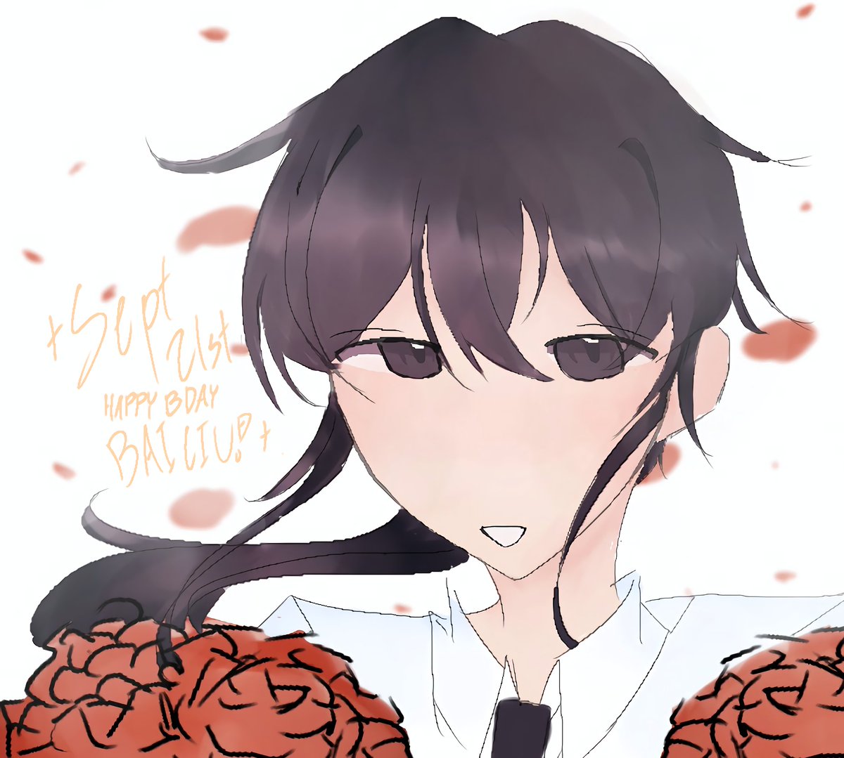 eggu_mu's tweet photo. kind of rushed but HAPPY BIRTHDAY BAI LIU!!!!!

#我在惊悚游戏里封神
#ghg https://t.co/IBQ3HJcV2n