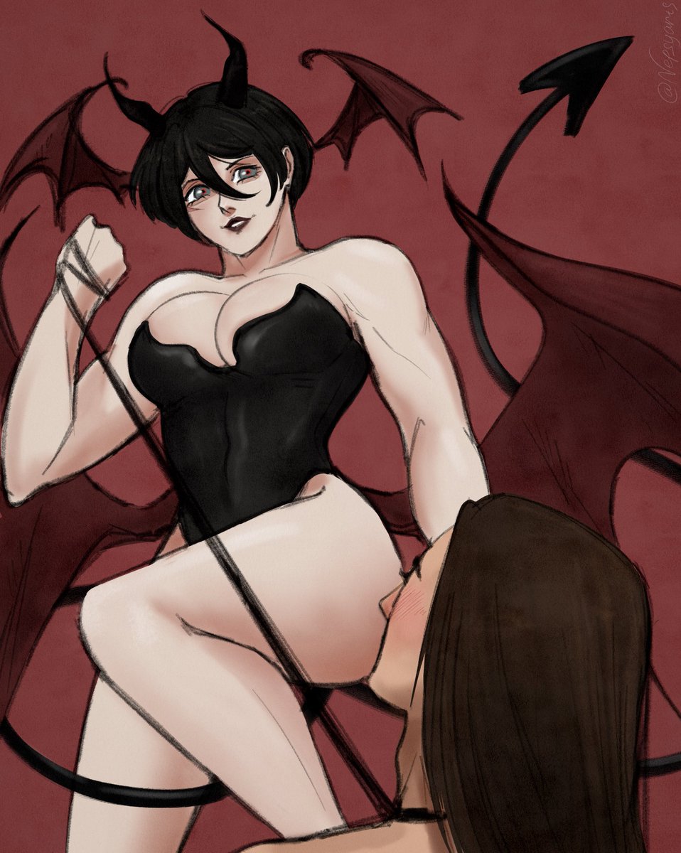 sbnpen's tweet photo. succubus mikasa https://t.co/OYuHlerFzR