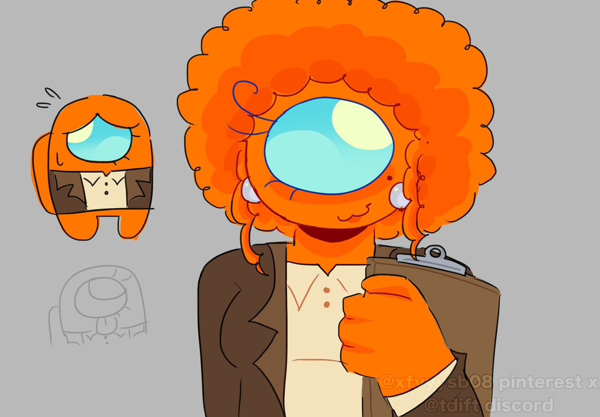 xfvyySB08's tweet photo. btwlHi orange doodle )i did last week but neevr posted #amongusshow #amongus #amongustwt https://t.co/I2vMeafe2S