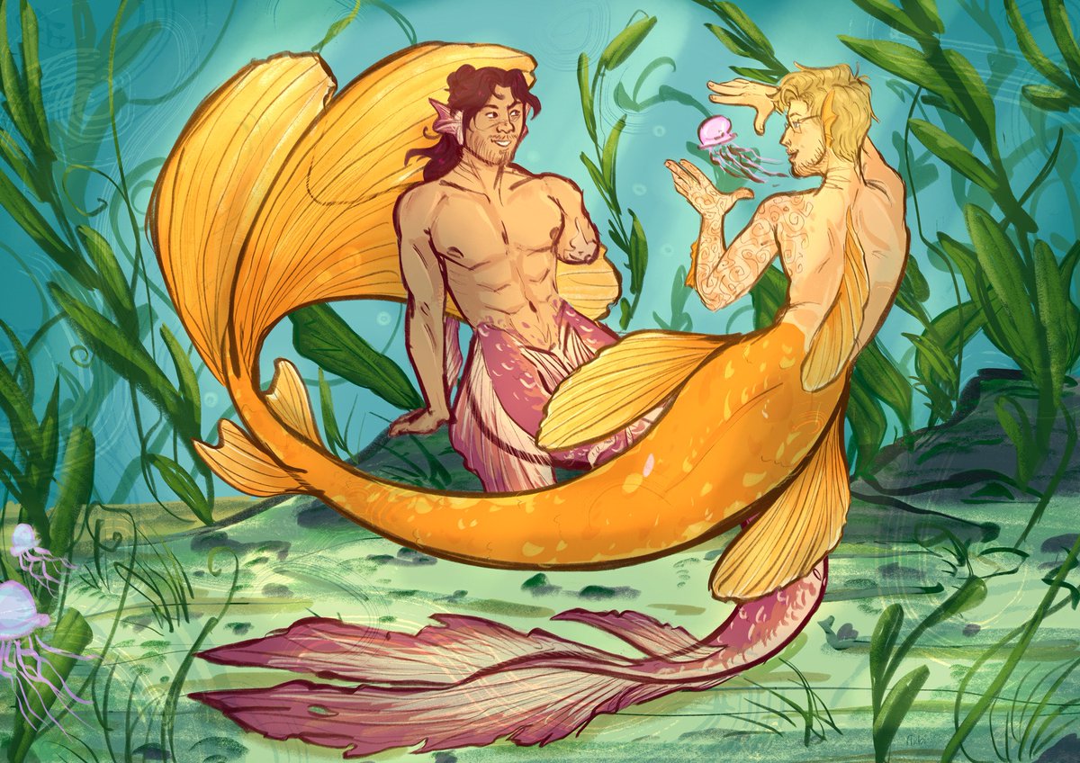 tawbew's tweet photo. pt 3 #bloodymary mermaid au https://t.co/R0IiOUYtWi