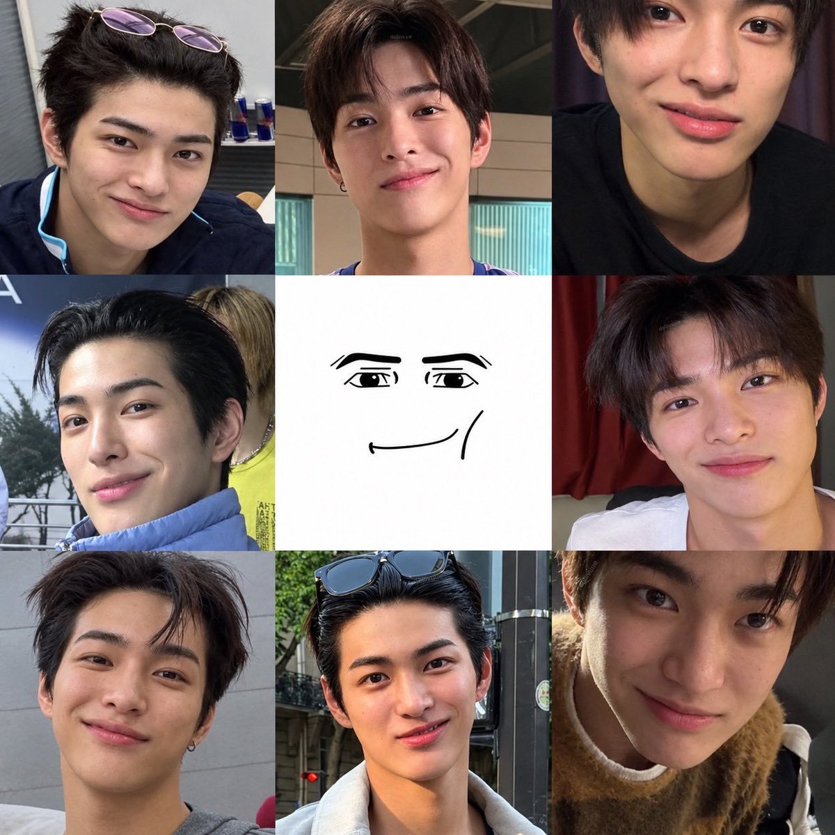Martinstatue's tweet photo. nunca deixe o Keonho parar de sorrir como um personagem do Roblox🤏🏻 https://t.co/omK9UxkyWu