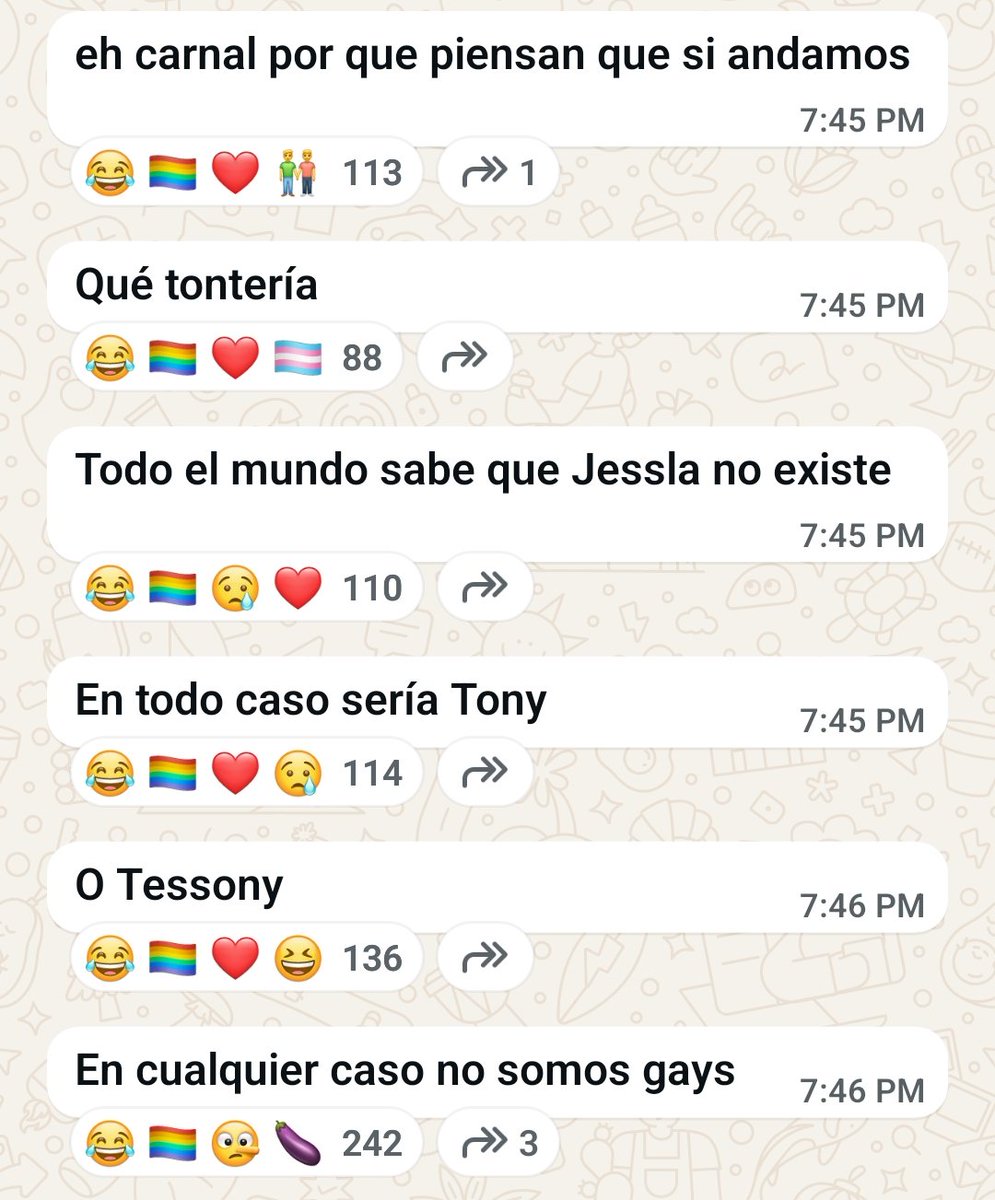 sanc23134's tweet photo. Los Eyou en su canal de WhatsApp:
JAJAJAJA los amo hijos de la verga con todo y que sean gays bromii https://t.co/uCmXcXrAG8