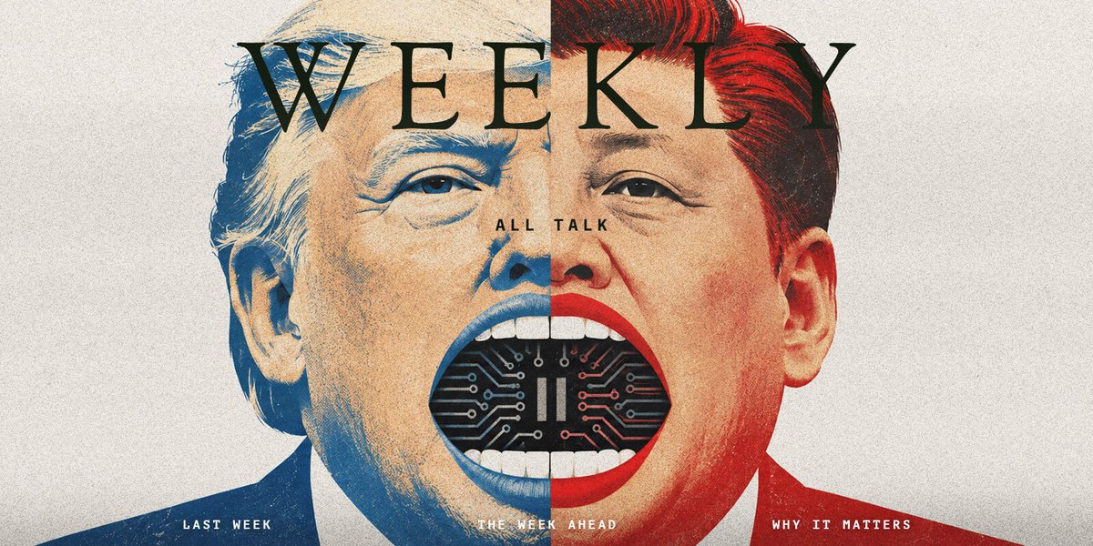 finimize's tweet photo. 🔎 The Focus This Week: The China-US Summit

This Thursday, US President Donald Trump hosts China’s Xi Jinping in Washington for a summit that picks up a conversation the two leaders began when they met last, in Beijing this May.

Then, alongside trade, rare earths, the war in Iran, and Taiwan, the presidents discussed, well, discussing “guardrails” for AI development.

A lot’s happened since.

Just in the last week, alarm about AI reached a new pitch after Anthropic chief Dario Amodei called for slowing the race to build increasingly powerful models. 

Amodei’s concern – shared by a number of industry leaders, including OpenAI’s Sam Altman and xAI’s Elon Musk – is that AI’s capabilities are advancing faster than the safeguards around them.

Trump sits firmly on the other side of that debate, although his view is certainly not shared by every lawmaker in America.

He has dismissed calls to slow AI development, arguing that doing so risks handing an advantage to China.

China, meanwhile, has signaled that though it understands the need for safety measures, it’s nevertheless primed to hear “slow AI development down” as “slow China’s AI development down”.

So any talks about AI are undergirded by an unusual dynamic: both countries have reasons to stop the AI race becoming dangerously unstable, while simultaneously competing fiercely to lead it.

And that rivalry runs straight through the technology’s supply chain.

The US restricts China’s access to the most advanced AI chips, even after allowing limited sales of Nvidia’s less advanced H200 processors to Chinese AI companies.

China, meanwhile, has an outsized grip on the rare-earth industry – materials used in everything from data centers to semiconductor manufacturing – while some US buyers are still struggling to secure key materials.

The Chinese government is also pushing its domestic manufacturers hard to build more of its own semiconductor technology, to reduce its dependence on American suppliers.

That matters beyond the tech sector.

AI investment has become an important source of economic growth and corporate spending, while tariffs, scarce critical minerals and expensive energy all feed into companies’ costs.

Global inflation has remained stubborn, so anything that reduces trade or supply-chain friction could take a little pressure off prices.

A renewed escalation could do the opposite – keeping inflation, bond yields and, since a number of major central banks hit the hike button, interest rates higher for longer.

And there’s plenty more riding on the meeting.

The countries’ trade and technology truce expires in November – the US administration reportedly wants to extend for another six months, but China wants longer.

The two sides are also discussing possible tariff reductions on some agricultural products like soybeans, corn, and sorghum.

That arguably gives investors one of the clearest things to watch: whether the summit extends the relative calm in trade relations or brings another round of tariff uncertainty closer.

Expectations for a sweeping agreement remain limited.

But at a moment when AI investment, oil prices and inflation are already pulling markets in different directions, simply preventing another source of economic friction could be meaningful.

Read the full Finimize Weekly Brief – a recap of last week’s highlights and a preview of the key things to watch in the week ahead – here:
https://t.co/8jEj9V4cnH

#AI #Trump #US #China
