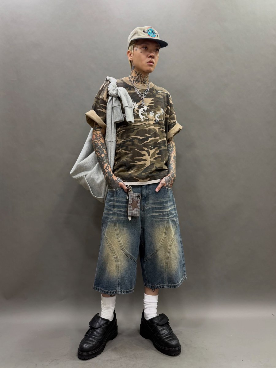 PollyPatriquin's tweet photo. Embroidered Soft Rock Cafe Cap
- One size, adjustable fit
—————————————————————
Short Body Chain
Virgin Mary Necklace
—————————————————————
Camouflage Layer Print Tee
- One size: shoulder width 58 cm, chest width 64 cm, length 66 cm
- Relaxed fit https://t.co/VfsDzilshy