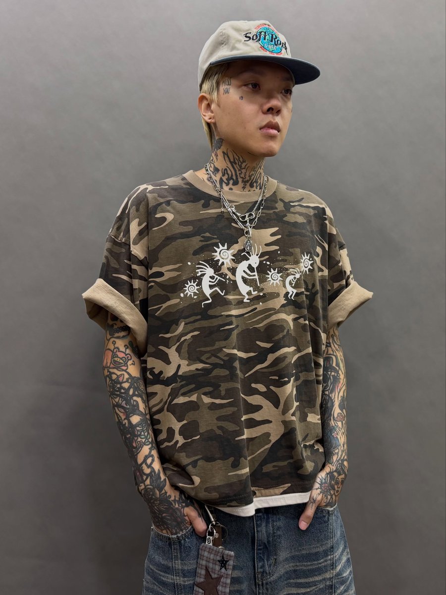 PollyPatriquin's tweet photo. Embroidered Soft Rock Cafe Cap
- One size, adjustable fit
—————————————————————
Short Body Chain
Virgin Mary Necklace
—————————————————————
Camouflage Layer Print Tee
- One size: shoulder width 58 cm, chest width 64 cm, length 66 cm
- Relaxed fit https://t.co/VfsDzilshy