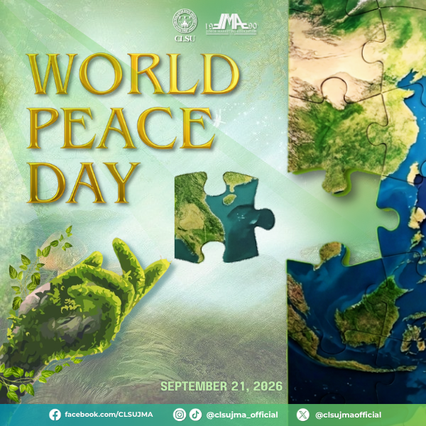 clsujmaofficial's tweet photo. 𝗕𝗨𝗜𝗟𝗗 𝗧𝗛𝗘 𝗣𝗜𝗘𝗖𝗘 𝗙𝗢𝗥 𝗣𝗘𝗔𝗖𝗘
Peace is not something we simply wish for, it is something we build, piece by piece. Every act of kindness, every understanding heart, and every choice to listen brings us closer to a world where differences unite rather than divide https://t.co/gSz9kHezbF