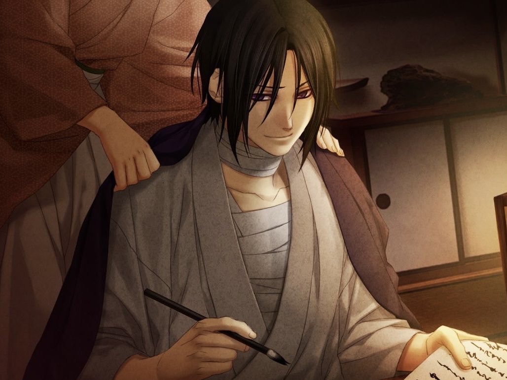 brofiised's tweet photo. hijikata from hakuoki and ankou from virche oh my god my eyes were swollen the next day https://t.co/6VI9Q7FxLO
