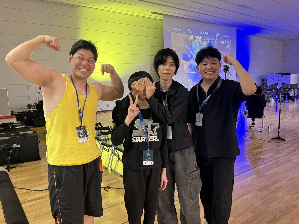 puu_gamushara's tweet photo. スプゴーベスト16でした！！！

メイン配信で胸板パラシェルター見せられなくて悔しい

一緒に戦ってくれたチームメンバー、練習に付き合ってくれたプレイヤーのみんな、現地や配信で応援してくれたリスナーのみんな本当にありがとうございました

夢のような4ヶ月間でした！！精進します！！ https://t.co/QtoOZb7zn1